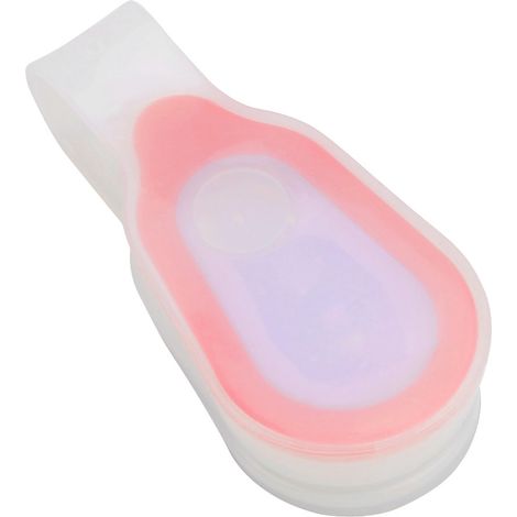 Sac à dos de cyclisme nocturne en gel de silicone avec lampe LED clignotante de sécurité (orange) (1/5)