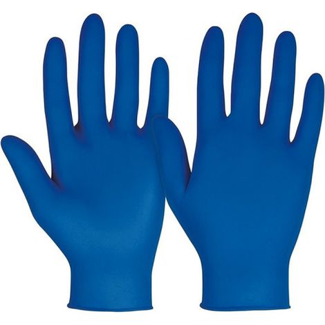 Guante desechable Pesado de nitrilo Azul 4.6 gr NITRILAST-Blue, Caja 100 unidades SAFETOP 10