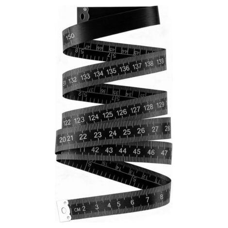 Metro a nastro bifacciale, metro da sarto - 150 cm/60 pollici, adatto per misurazioni del corpo e cucito, strumento di misurazione per cucito manuale (1/4)