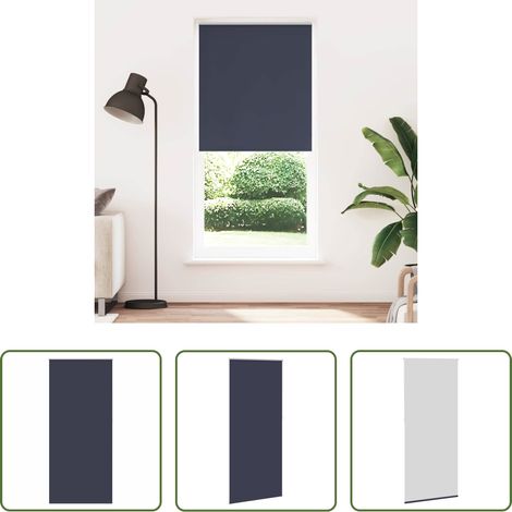 Lichtdurchlässigkeit -  Verdunkelungsrollo 124,4 x 230 cm, Stoffbreite 120 cm, Marineblau (1/5)