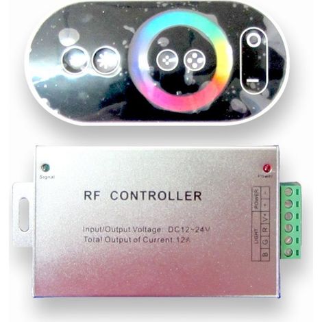 V-TAC VT-2405 Controller RF per strip LED RGB con telecomando touch - SKU 3312 (1/5)