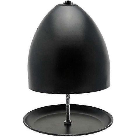 Teewachsofen zum Erhitzen, Teewachsheizung, Raumheizung aus metallisch-schwarzem Teewachs (1/5)