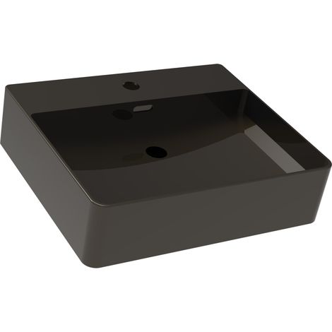 FACKELMANN VAIDA Aufsatzbecken 50cm Schwarz (1/2)