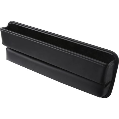 Organisateur de siège auto multifonctionnel, boîte de rangement en cuir pour téléphone et lunettes de soleil. (1/4)