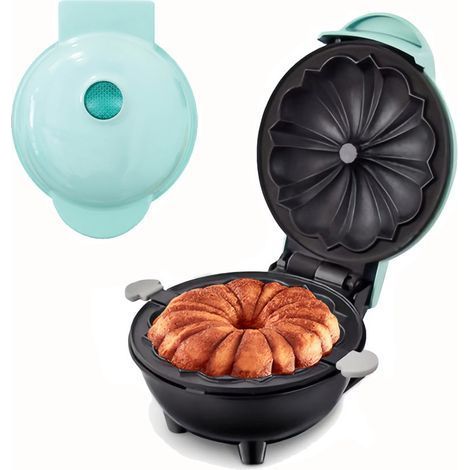 Machine à petits gâteaux domestique – Appareil multifonction pour petit-déjeuner, collations et repas légers – Design compact et couleur verte-lsw (1/2)