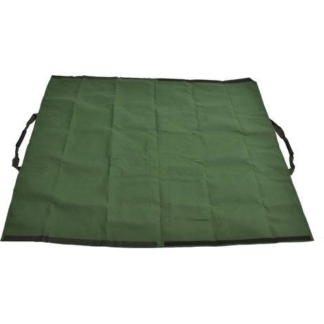 Soavoa Sac à Feuilles en Toile Robuste avec Armature PVC, Pliable et Réutilisable pour Jardin, Ramassage de Déchets Végétaux et Rangement (1/4)