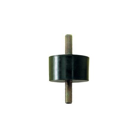 Gummi-Metall-Puffer zylindrisch Typ A D10xH15mm M4x10 NR55 (1/2)