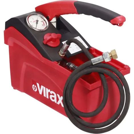 Virax – Pompe à vide manuelle 100 bar 10 litres – 262005 – Débit max 10 l/min – Système anti-calcaire – Manomètre classe 1.6 (1/5)
