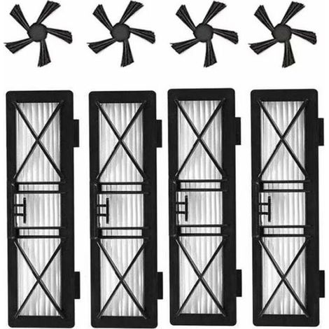 Ultra Performance Filter and Side Brush Replacement Kit for Neato Connected D3 D4 D5 D6 D7 Botvac D75 D80 D80 Series and Botvac 70e 75 80 85 Robotics (1/5)