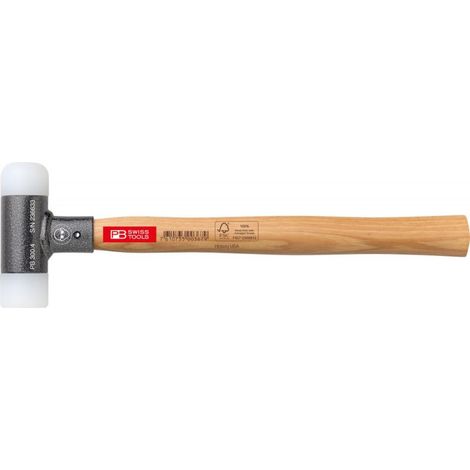 Martello a faccia morbida con manico in legno antirimbalzo da 22 mm PB Swiss Tools