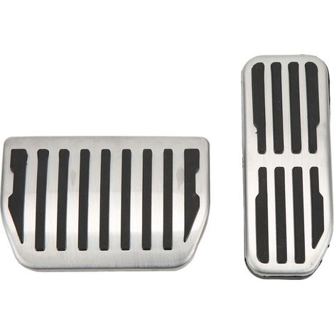 Couvercle de plaque de repose-pied de pédale de frein à gaz d'accélérateur de voiture, 2 pièces, remplacement pour Jaguar XE XF FPACE 20152021 (1/5)