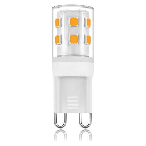 RHG Ampoules LED G9 2W Blanc Chaud 2700K, Ampoules LED G9 280LM, Équivalent à une Ampoule Halogène 28W, Ampoules LED G9 pour Éclairage Domestique, Non-Flicker, AC 220-240V, Paquet de 5 (1/5)