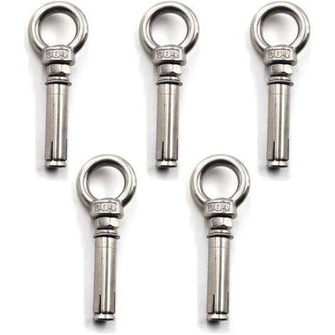 M6x80mm Anneau de levage à anneau à anneau en acier inoxydable 304 (5 pièces) (1/5)