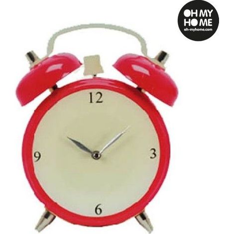 Horloge Murale - Verre - Réveil - Vert - 34 x 30 cm - Design Contemporain (1/2)