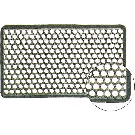 ZERBINO NIDO DAPE NERO CON BORDO CM.41X71