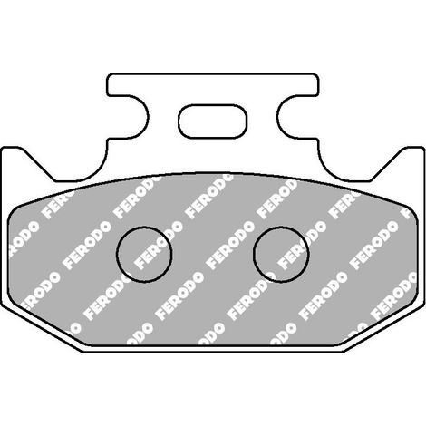 Plaquette de frein Ferodo pour Moto Kawasaki 125 Kdx Sr 1990 à (1/2)