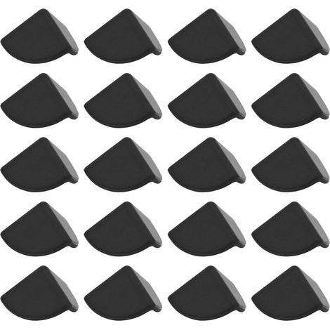 Pare-chocs de sécurité Edge – Protecteur de coin de bureau adhésif en silicone souple pour fenêtre, noir