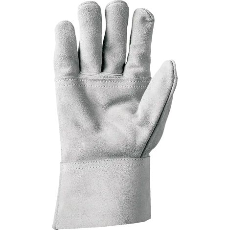 SIR SAFETY SYSTEM VICTORIA Gants de protection en cuir renforcés gris Taille 10 Lot de 12 paires