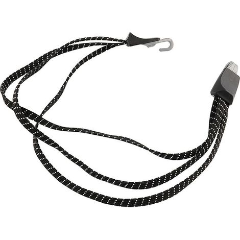 Lot élastiques à crochet pour bagages vélo, sangles rétractables en caoutchouc pour valise et fixation de charge. (1/5)