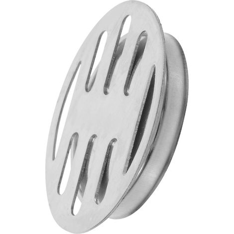 Couvercle de siphon de douche compact en acier inoxydable avec récupérateur de cheveux compatible (1/5)
