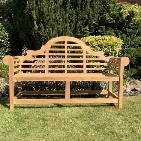 3 Seater Lutyen Bench - Wood - L53 x W168 x H105 cm