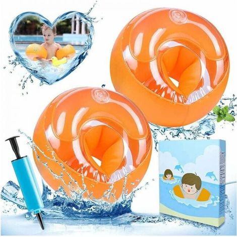 [NIEMALS VERWENDET] XL-Kinder-Pool-Armband, aufblasbares Pool-Armband, Ring-Armband, Armschwimmer, Baby-Schwimmarmbänder, Kinder-Boje, Anfänger-Boje