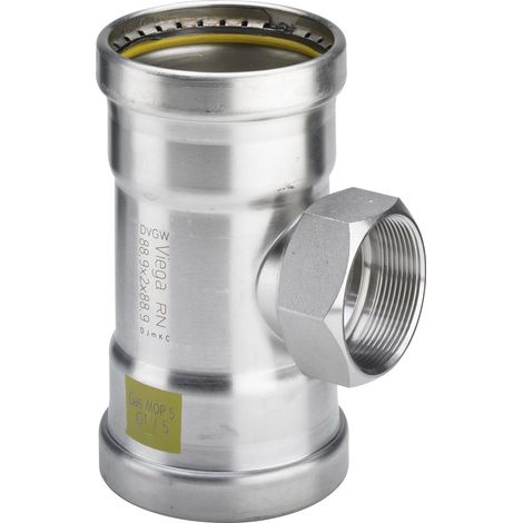 Viega Sanpress Inox G XL-T, d1 108,0, Rp 3/4, d2 108,0 Acero inoxidable Modelo 0217.2XL, 578497