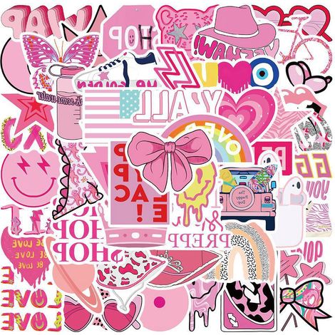 Lot de 50 Autocollants Vinyles Graffiti pour Ordinateur Portable, Voiture, Skateboard, Moto, Vélo, Bagages, Pare-chocs - Décalcomanies Bombes Stylées (1/5)