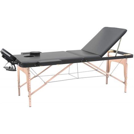 Fenixshop24 Lettino Massaggio Professionale 3 Zone in Legno, Pieghevole con Accessori – Cod 02 (1/5)