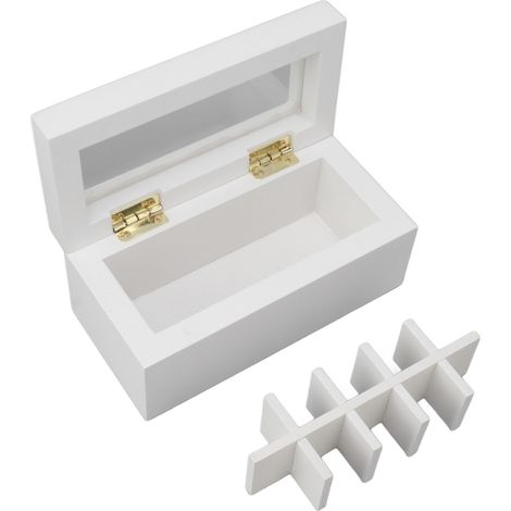 Boîte de rangement pour huiles essentielles à 10 compartiments, en bois de bambou. Organisateur et contenant de rangement pour huiles essentielles. (1/5)