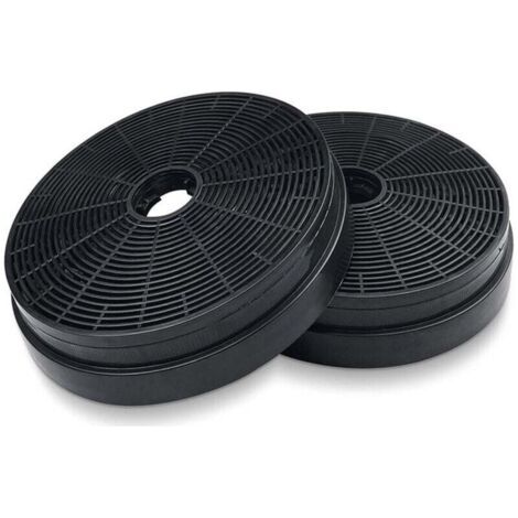Pair Dunstabzugshaubenfilter, Aktivkohlefilter Ø 175 mm, für Respekta Miz0031, Klarstein, Pkm Co4,