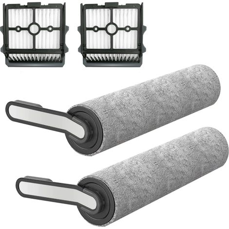 Ersatzbürstenrolle und HEPA-Set passend für Tineco Akku-Nass-/Trockensauger S5 Combo (2 x Rollenbürste + 2 x Staubsaugerfilter) (1/5)