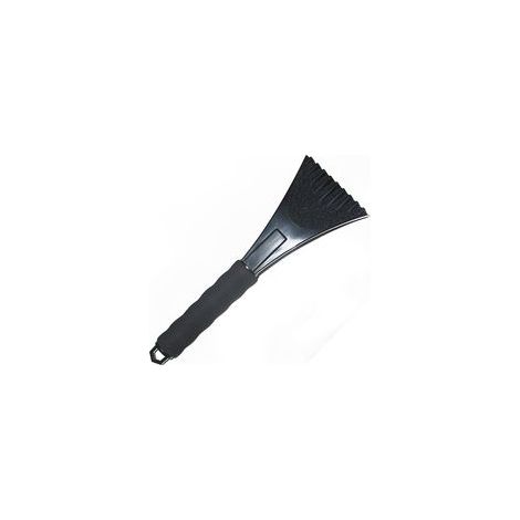 Raclette gratte-glace en plastique noir avec manche antidérapant 280x95x25 mm, hiver – (1/5)