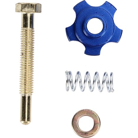 Remplacement de la vis de réglage du ralenti du carburateur Keihin PWK sur une moto, mélange air-carburant. (1/5)