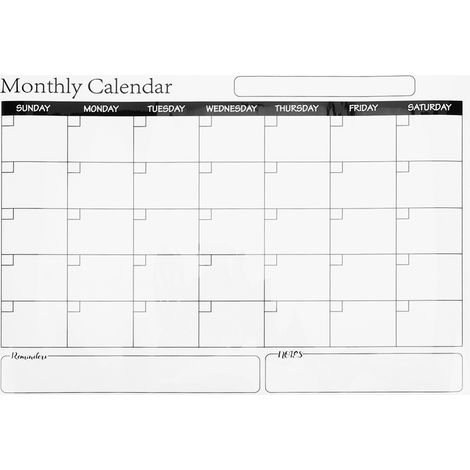 Calendrier magnétique effaçable à sec pour réfrigérateur, tableau blanc réutilisable, agenda mensuel, compatible avec les animaux de compagnie (1/5)