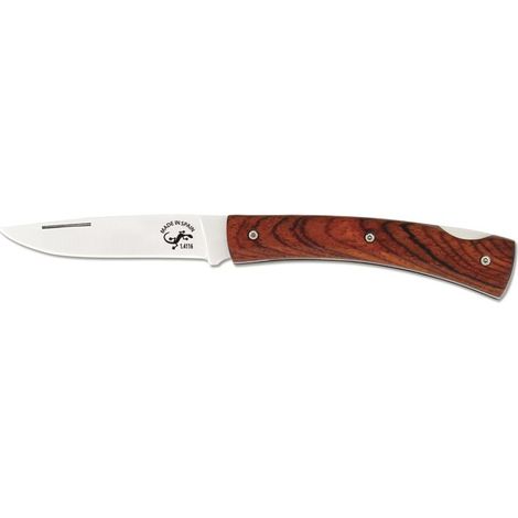 Messer Salamandra mit mango cocobolo, Gesamtlänge 185 mm, Klinge 85 mm, 71 Gramm, inkl. Scheide, 140021