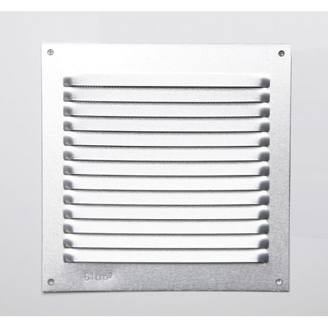 Grille Sans Bord En Aluminium 0.6 Naturel 150x150mm (1/3)