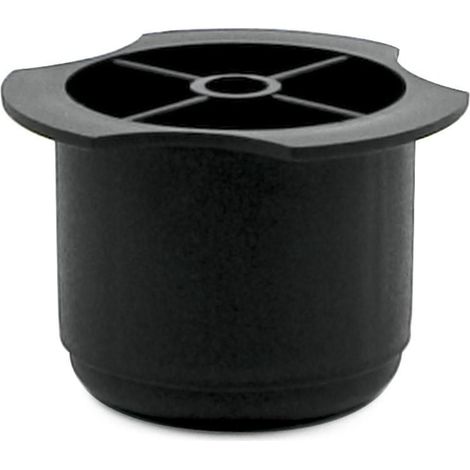 pata plástico prima ø56 h50 negro  para tornillo rosca madera (1/2)