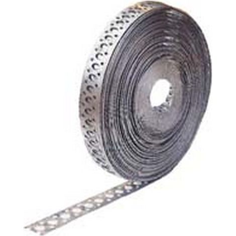 Bandella a rotolo preforata - Misure: mm 25h con fori Ø mm 6,5
