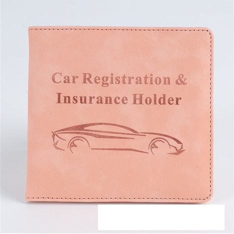 Adatto per gli organizer per documenti auto GUANGHUI, può contenere certificati di immatricolazione del veicolo e tessere assicurative, organizer per vano portaoggetti, adatto per auto e moto - 1 pezz