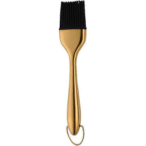 Pinceaux à huile en acier inoxydable et silicone pour la cuisine, le barbecue et les grillades. (1/4)