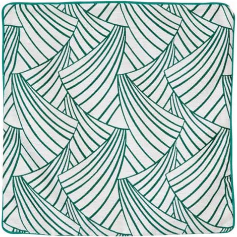 Lot de 2 Housses de coussins tendances artdeco - 40x40cm - Vert