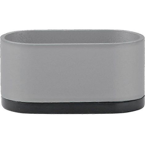 Pieds de meubles ovales gris, 3 cm (1 pièce) (1/2)