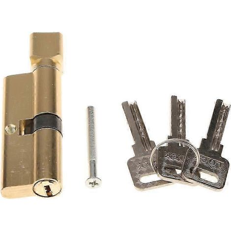 Cylindre de serrure de porte de sécurité domestique de 15 mm de diamètre avec 3 (1/5)