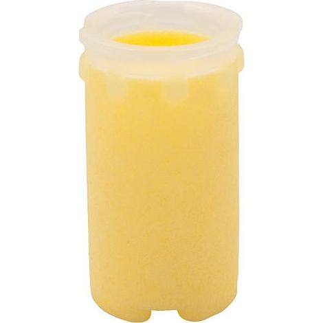 Cartouche filtrante en plastique Sinter - jaune - ronde 50µm (1/3)