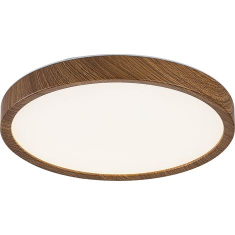 Plafonnier extérieur LED rond effet bois 18W IP44 Maurec Rabalux (1/5)