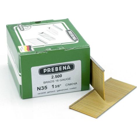 Prebena N35CNKHA Set de clous pour cloueur Longueur 35 mm 2500 pc(s) (1/2)