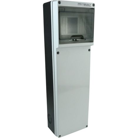 TD SLIM IP65 Boîtier de tableau de distribution en saillie à 6 modules Doktorvolt 9115