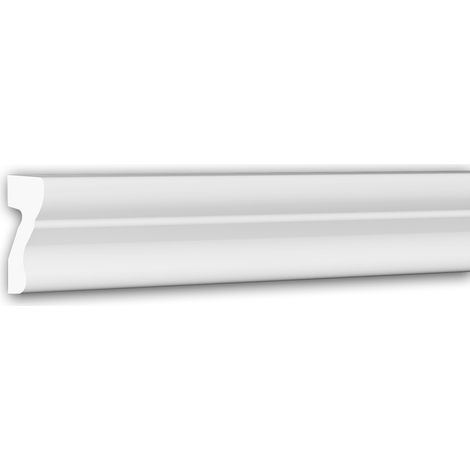 Moldura para pared 151346 Profhome Perfil de estuco Moldura decorativa Moldura decorativa pared estilo Neoclasicismo blanco 2 m