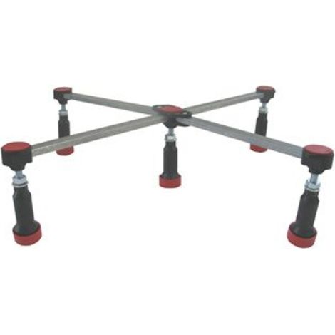 Regula support de receveur de douche avec 5 pieds réglables de 125 à 195 mm